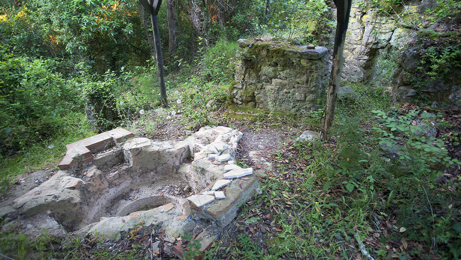 Le baptistère romain