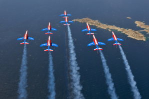 Jeudi 11 août : passage de la patrouille de France à Linguizzetta