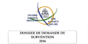 Demande de subvention 2016 Demande de subvention 2016