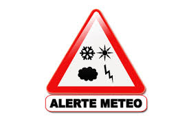 Message d'alerte - Vigilance meteorologique