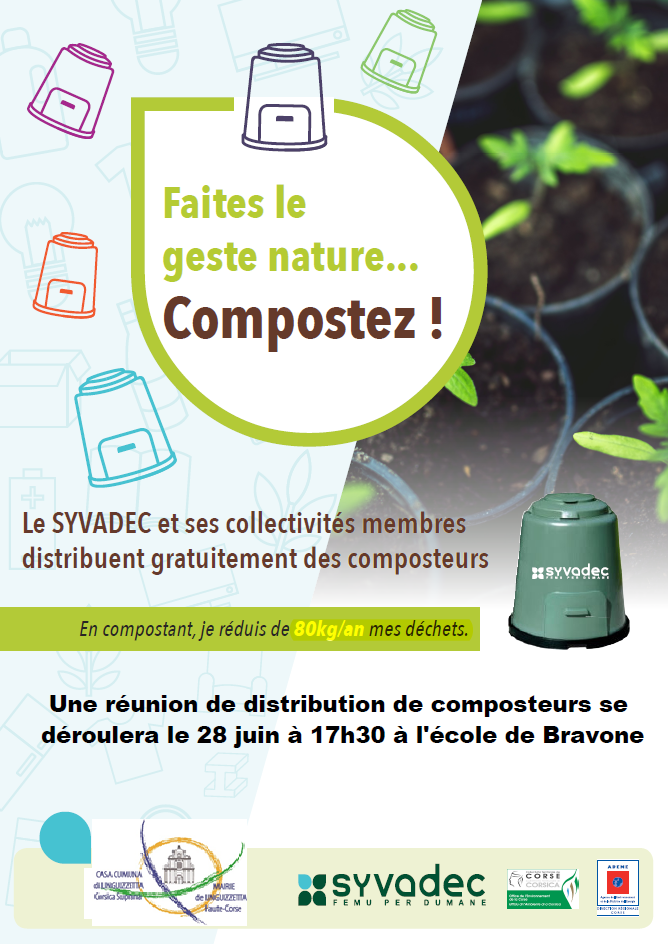 Distribution de composteurs le 28 juin à 17h30