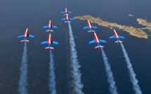 Jeudi 11 août : passage de la patrouille de France à Linguizzetta