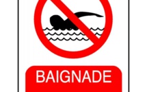 Interdiction de baignade